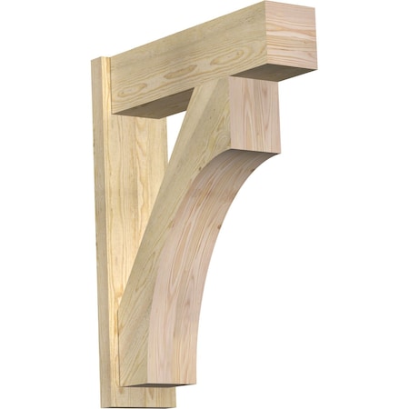Ekena Millwork Westlake Block Rough Sawn Outlooker, Douglas Fir, 8"W x 28"D x 36"H OUT08X28X36WTL05RDF
